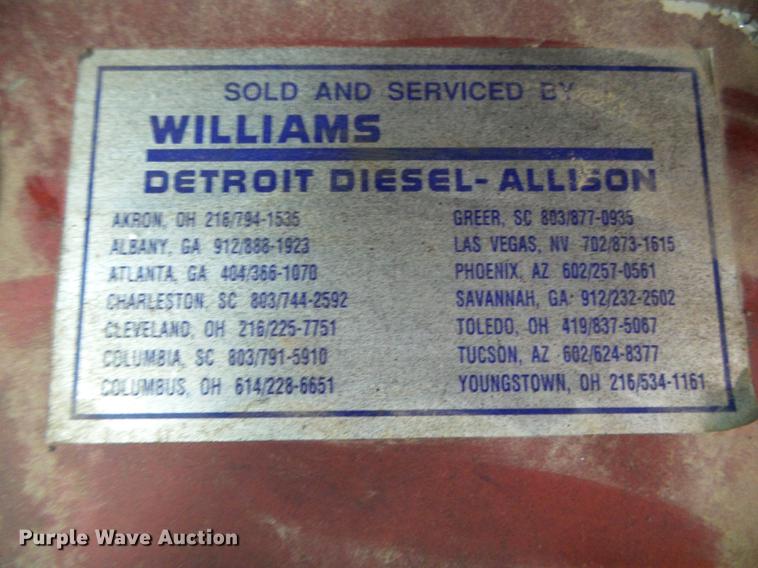 image for item DC5174 1981 Oshkosh A-1844-1 ladder fire truck