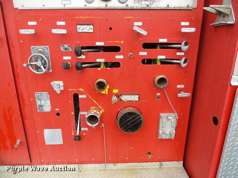 image for item DC5174 1981 Oshkosh A-1844-1 ladder fire truck