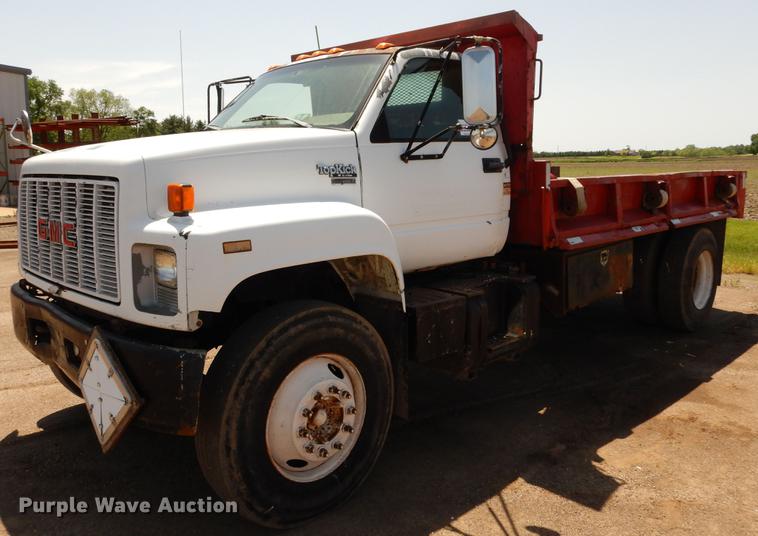 image for item DC8697 1993 GMC TopKick C6500 dump truck