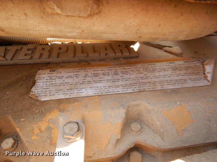 image for item DC8697 1993 GMC TopKick C6500 dump truck