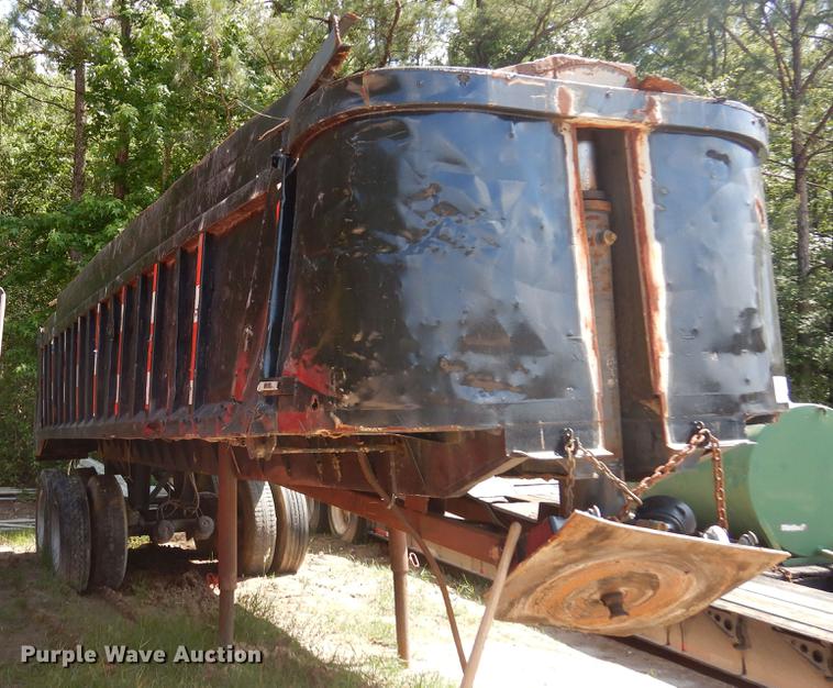 image for item DD3013 1978 Lufkin end dump trailer