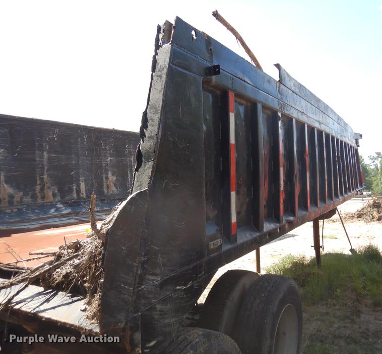 image for item DD3013 1978 Lufkin end dump trailer