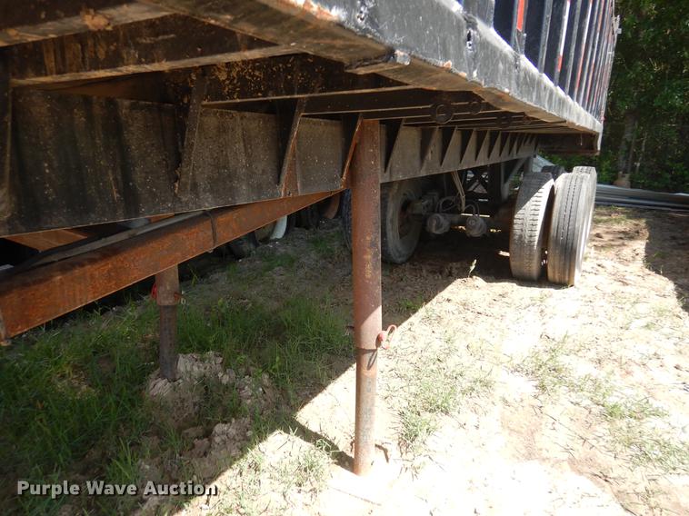 image for item DD3013 1978 Lufkin end dump trailer