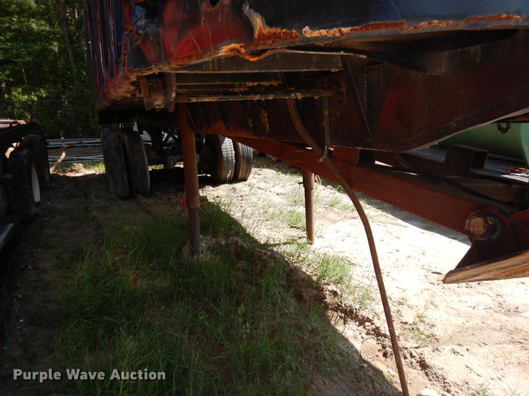image for item DD3013 1978 Lufkin end dump trailer