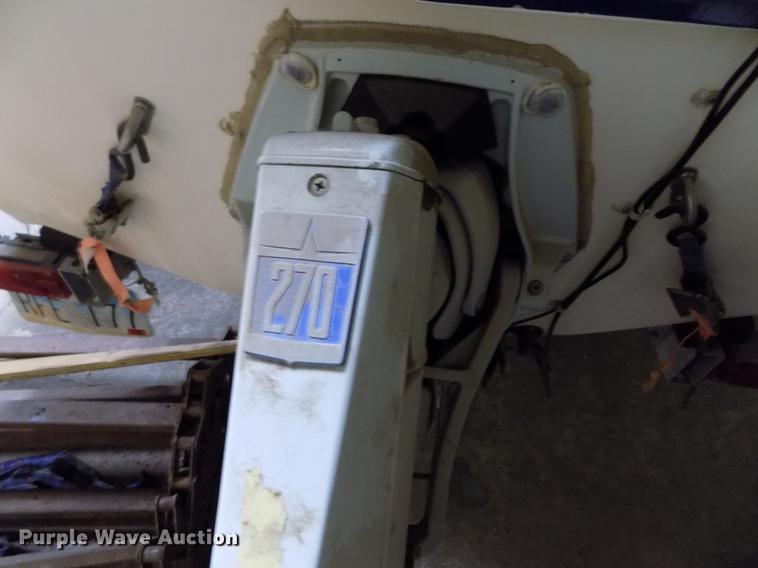 image for item DE1186 1985 Bayliner Capri boat with trailer