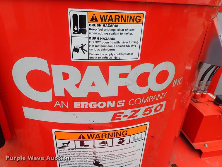 image for item DE5370 2017 Crafco EZ 50 melter applicator