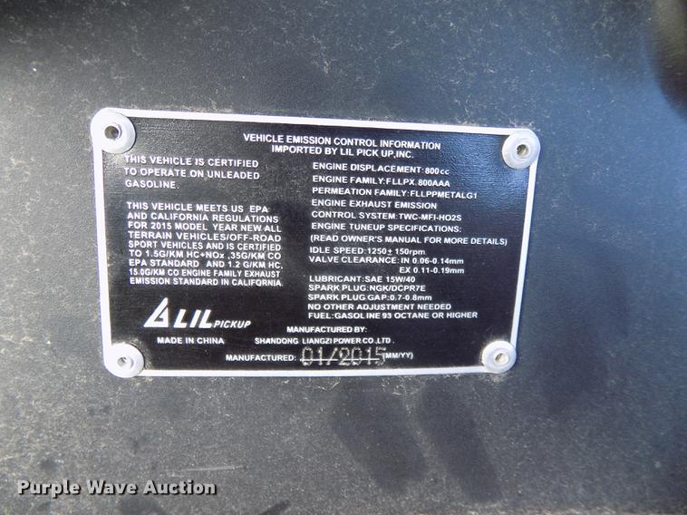 image for item DE7695 2015 Odes Raider Pro 8000C2S utility vehicle