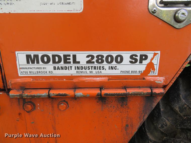 image for item DE8049 2007 Bandit 2800SP stump grinder