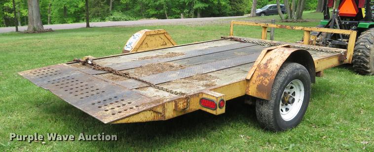 image for item DE8050 2006 Region Welding JJT utility trailer