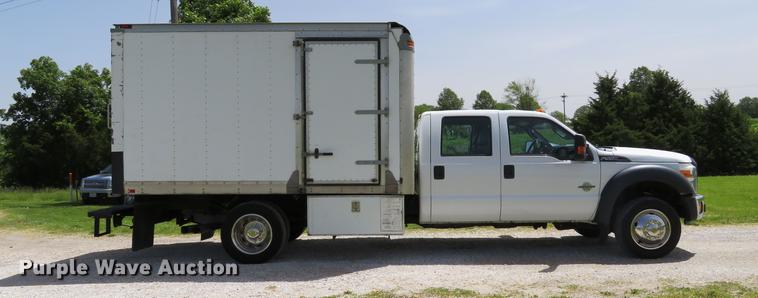 image for item DE8079 2011 Ford F550 Super Duty XL Crew Cab box truck