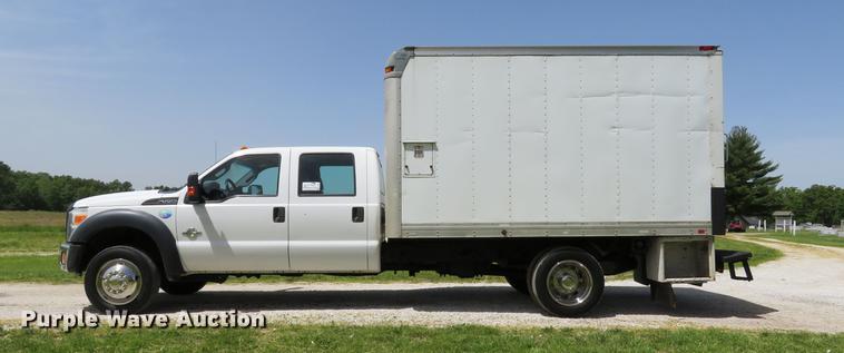 image for item DE8079 2011 Ford F550 Super Duty XL Crew Cab box truck