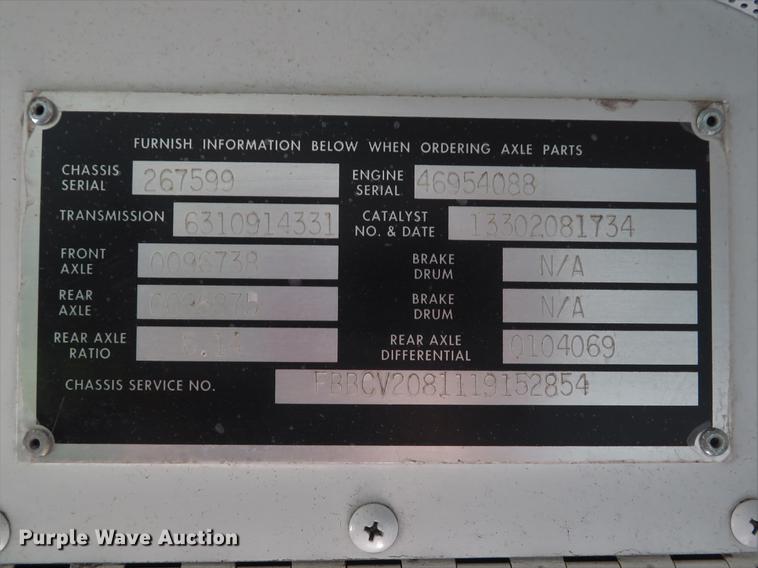 image for item DE8082 2010 Blue Bird Vision bus