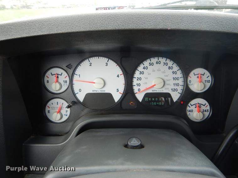 image for item DE8397 2008 Dodge Ram 4500HD Quad Cab utility truck