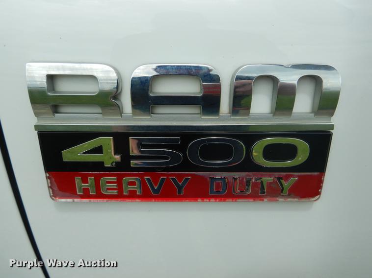 image for item DE8397 2008 Dodge Ram 4500HD Quad Cab utility truck