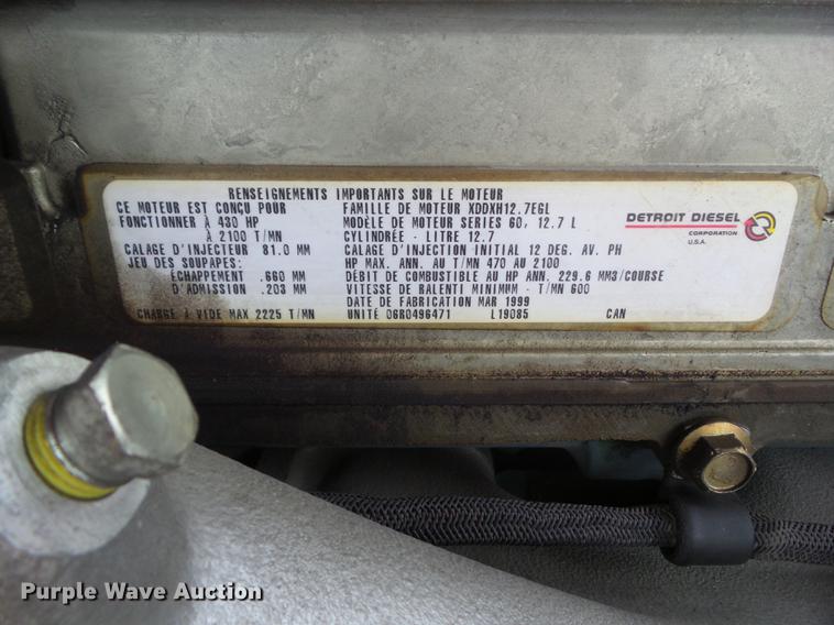 image for item DF0764 1999 Pierce aerial fire truck