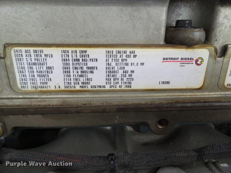 image for item DF0764 1999 Pierce aerial fire truck