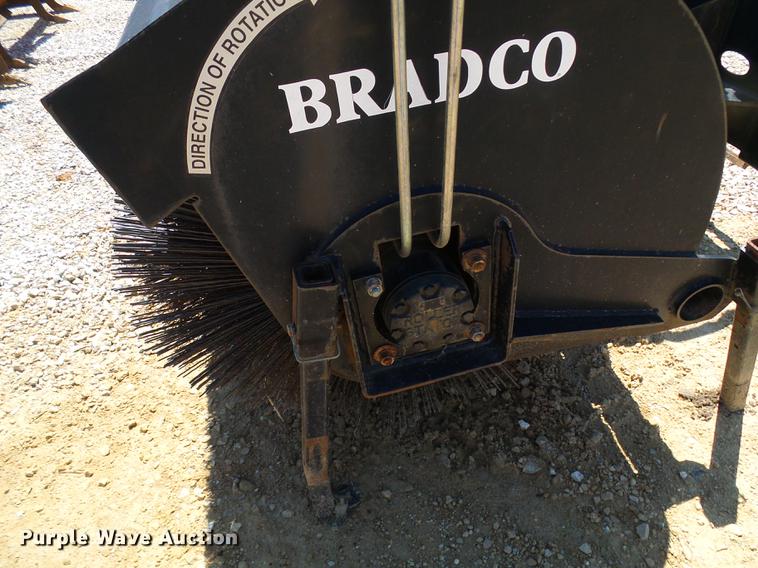 image for item DF7282 Bradco 33611 skid steer broom
