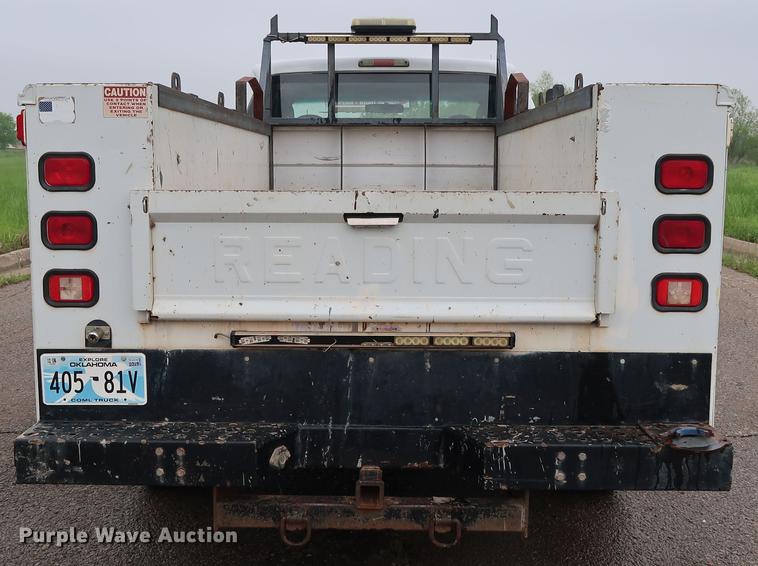 image for item DG3428 2008 Ford F350 Super Duty XL SuperCab utility bed pickup truck