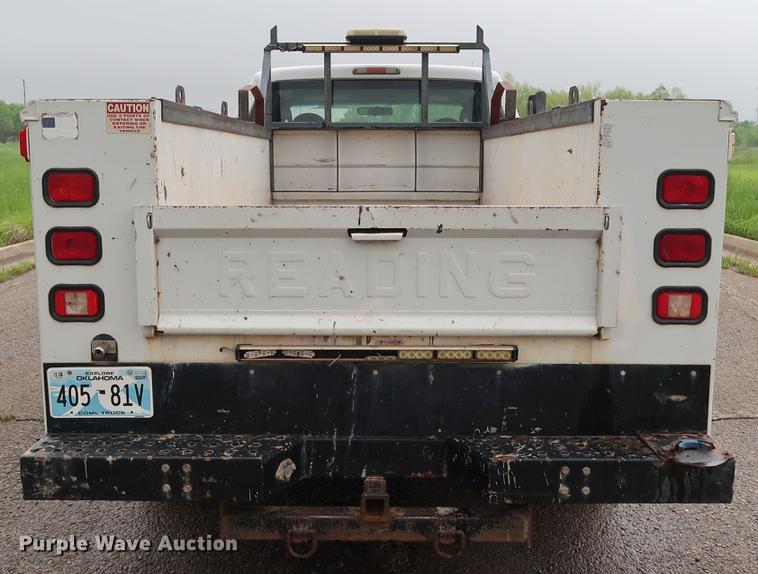 image for item DG3428 2008 Ford F350 Super Duty XL SuperCab utility bed pickup truck