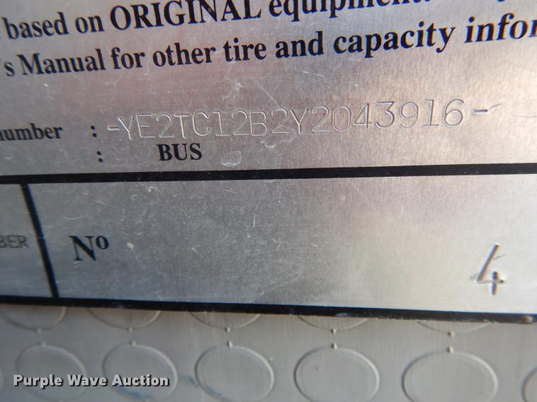 image for item DG5789 2000 Van Hool T2145 coach bus