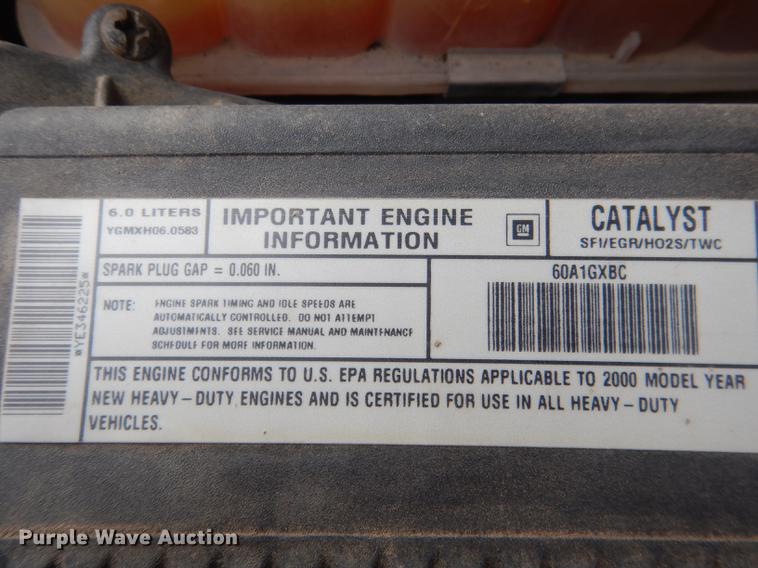 image for item DG5794 2000 Chevrolet Silverado 2500 pickup truck