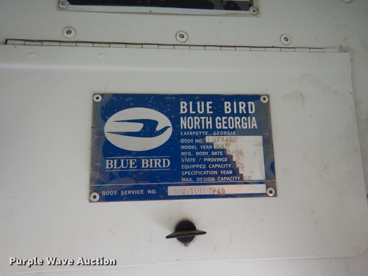 image for item DG5797 2007 Blue Bird Vision school bus