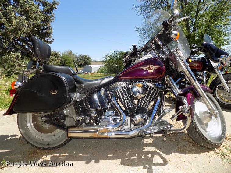 image for item DO9498 1998 Harley Davidson Fat Boy motorcycle
