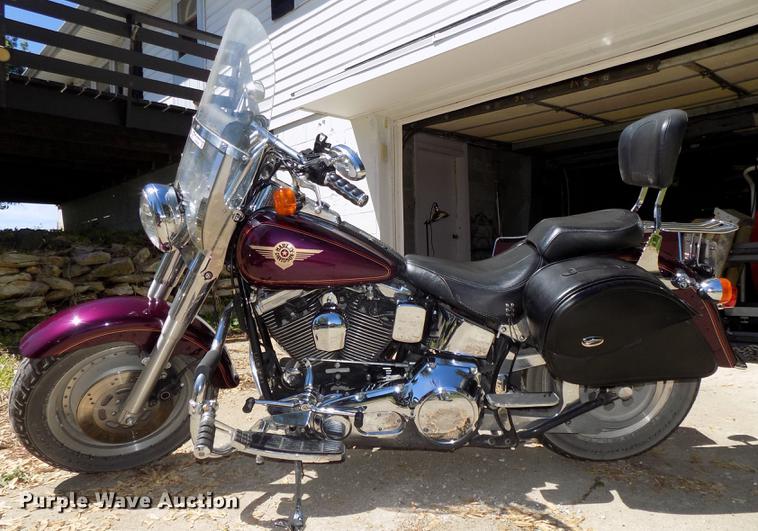 image for item DO9498 1998 Harley Davidson Fat Boy motorcycle