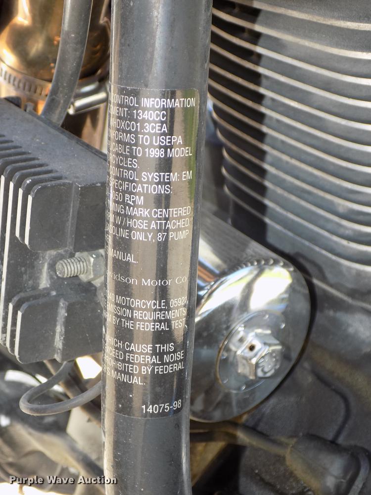 image for item DO9498 1998 Harley Davidson Fat Boy motorcycle