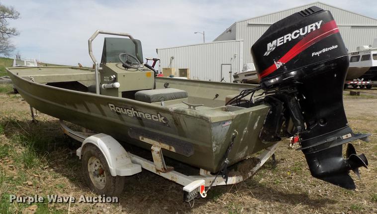 image for item DZ9681 1994 OMC Roughneck 1960H aluminum boat