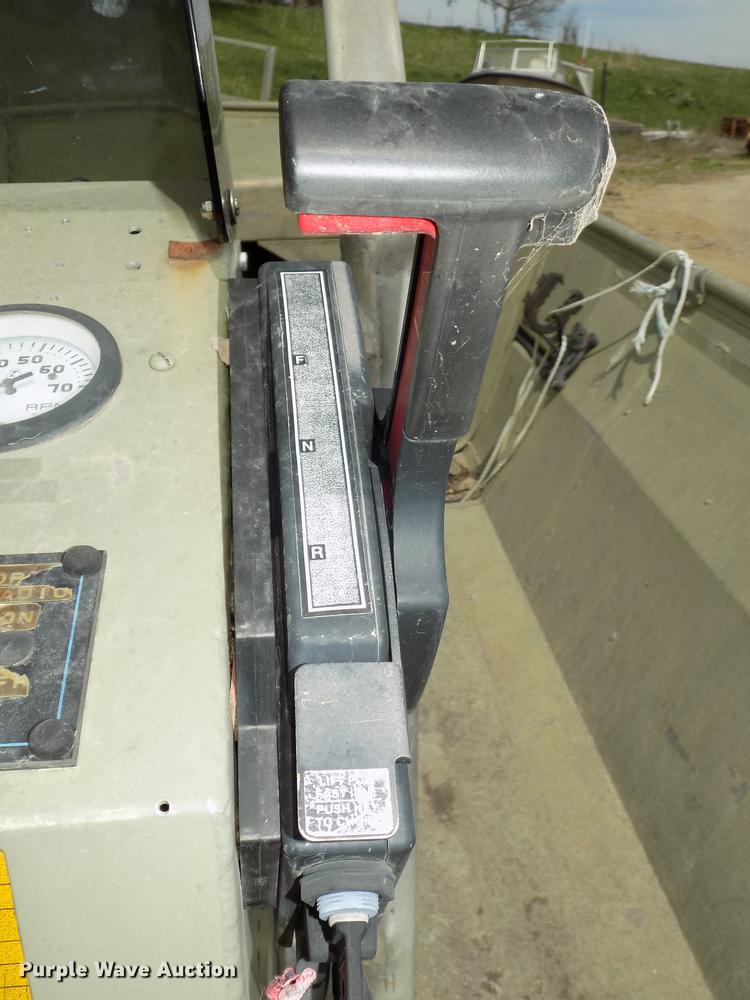 image for item DZ9681 1994 OMC Roughneck 1960H aluminum boat