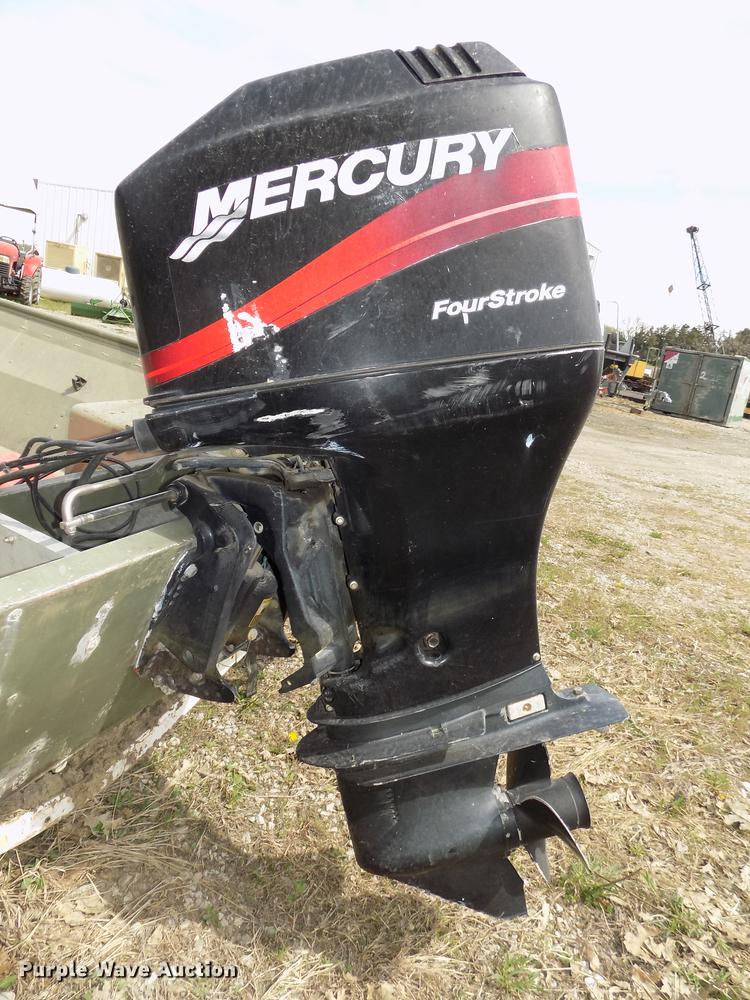 image for item DZ9681 1994 OMC Roughneck 1960H aluminum boat