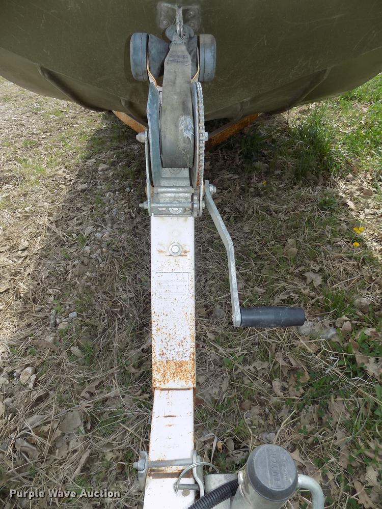 image for item DZ9681 1994 OMC Roughneck 1960H aluminum boat