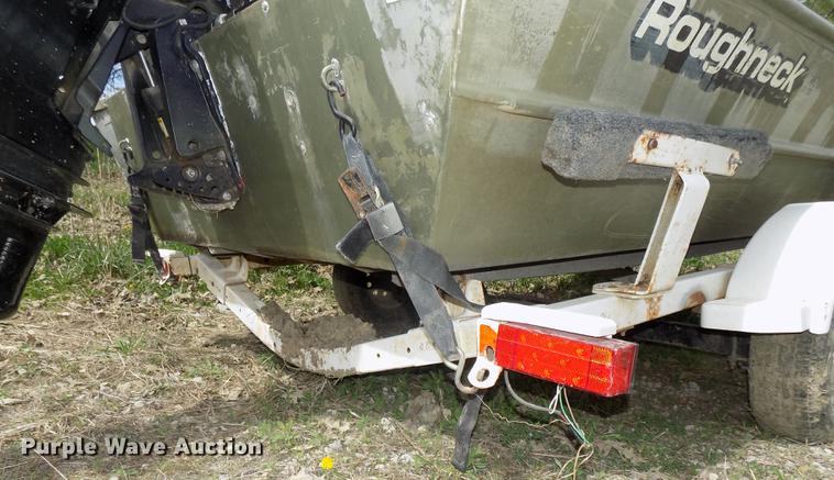 image for item DZ9681 1994 OMC Roughneck 1960H aluminum boat