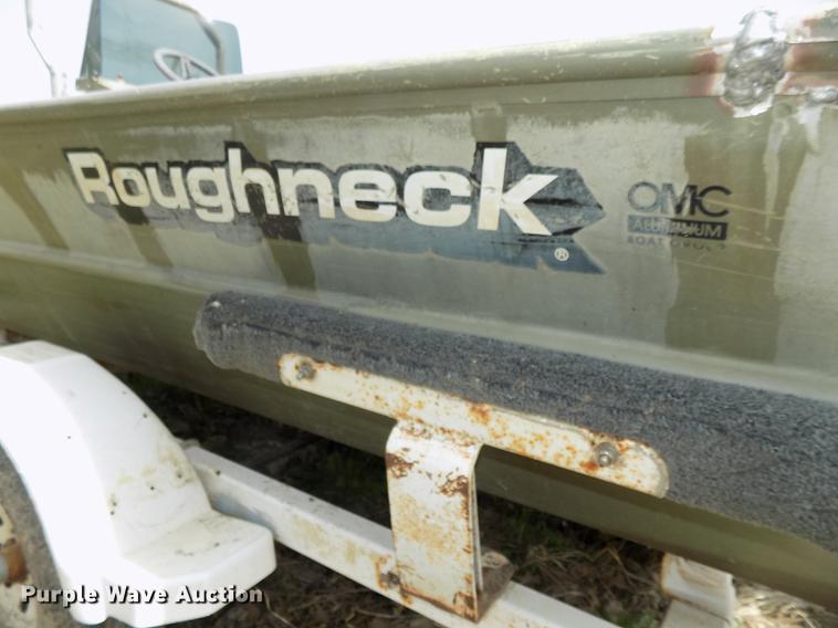 image for item DZ9681 1994 OMC Roughneck 1960H aluminum boat