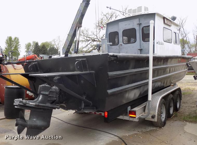 image for item DZ9687 1989 Sea Ark dredging crew boat