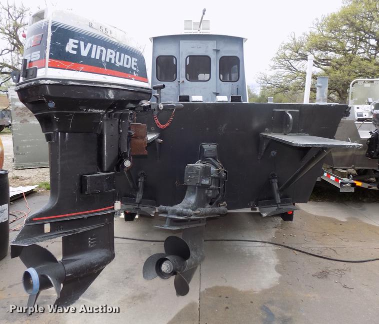 image for item DZ9687 1989 Sea Ark dredging crew boat