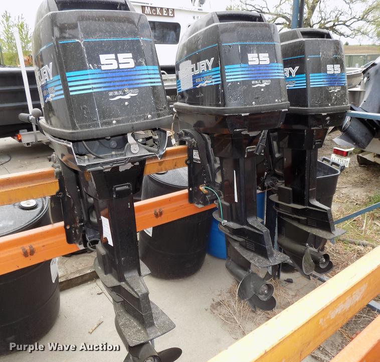 image for item DZ9689 (3) 1999 Mercury 55 Sea Pro outboard motors