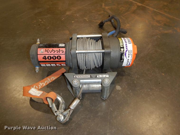 image for item EB9702 Kubota 4000 winch assembly
