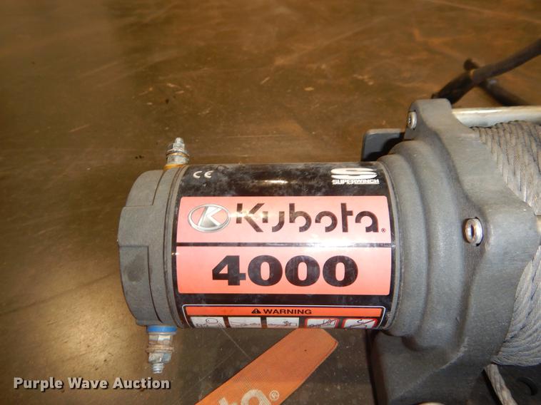 image for item EB9702 Kubota 4000 winch assembly