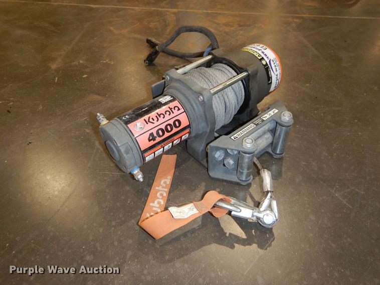 image for item EB9702 Kubota 4000 winch assembly