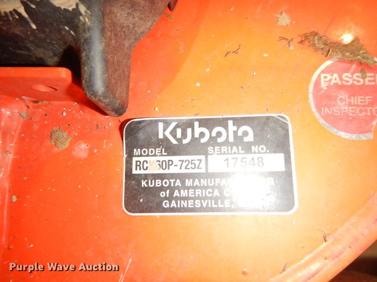 image for item EB9704 Kubota Z726XKW ZTR lawn mower