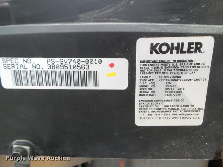 image for item EM9752 2008 Cub Cadet GT1554 lawn mower