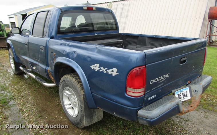 image for item EU9655 2003 Dodge Dakota Sport Quad Cab pickup truck