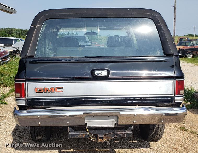 image for item EU9756 1983 GMC Jimmy SUV