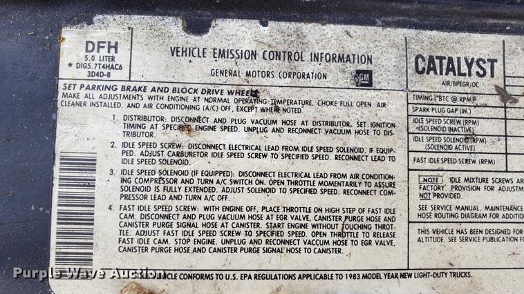 image for item EU9756 1983 GMC Jimmy SUV