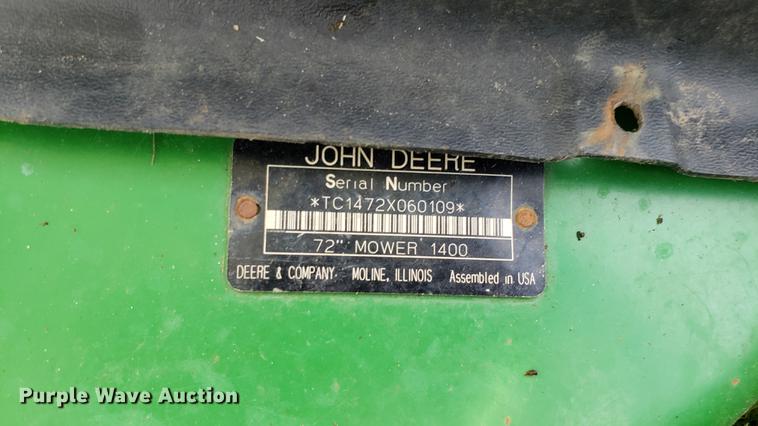 image for item EU9759 John Deere 1435 Series II lawn mower