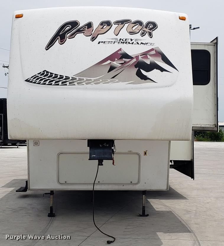 image for item EU9761 2007 Keystone Raptor toy hauler camper