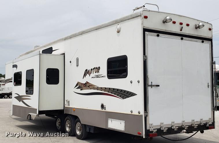 image for item EU9761 2007 Keystone Raptor toy hauler camper