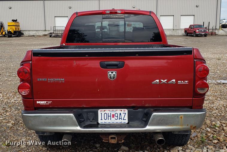 image for item EU9765 2007 Dodge Ram 1500 Quad Cab pickup truck